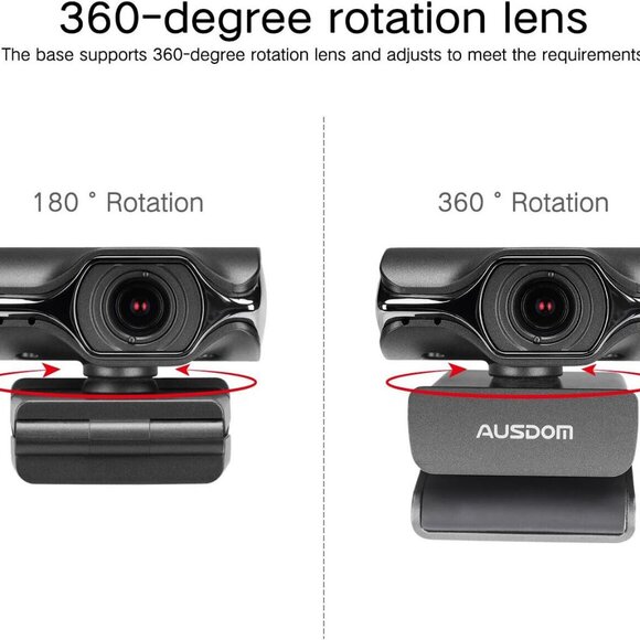 New AUSDOM Webcam 1080P Full HD - Picture 5 of 9
